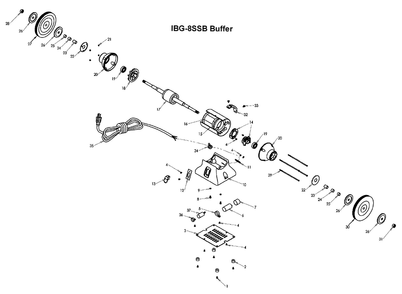 Part Location Diagram of JT9-IBG8-12 Jet SWITCH PLATE
