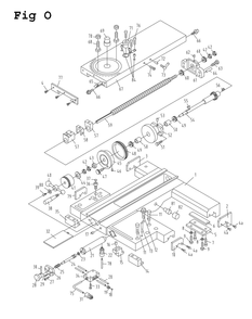 Fig-15 Diagram and Parts List for GH-1640ZX 321439 Jet Lathe