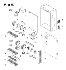 Part Location Diagram of JTM1254VS-FKA3 Jet Relay