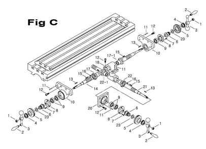 Fig-5 Diagram and Parts List for 698064  Jet Mill