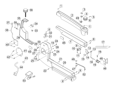 Part Location Diagram of JT9-JET-92 Jet JET LOGO W/3M ADHESIVE, 92 X 3