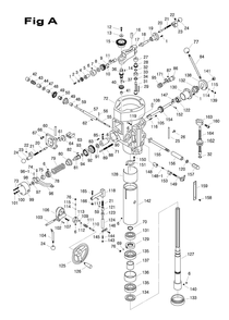 Fig-7 Diagram and Parts List for 690020  Jet Mill