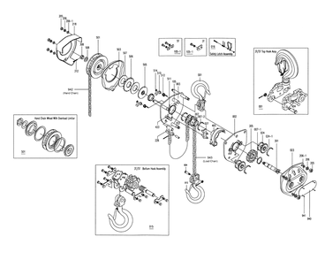Part Location Diagram of JT9-S90-100-5 Jet CHAIN STOP BOLT ASSEMBLY
