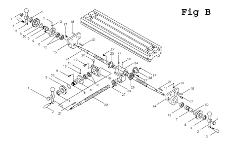 Fig-2 Diagram and Parts List for JVM-836-3 690146 Jet Mill