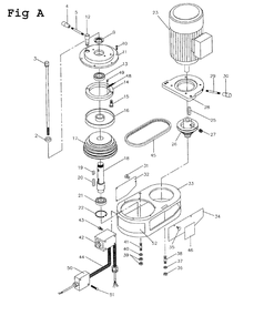 Fig-4 Diagram and Parts List for JVM-836 690198 Jet Mill