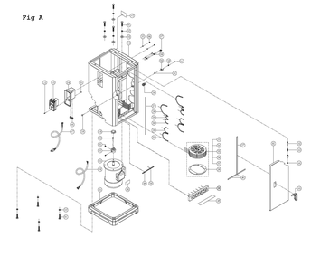 Fig-1 Diagram and Parts List for JOSS-S 723950 Jet Sander Grinder