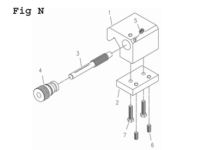 Fig-19 Diagram and Parts List for E-1236VS 892319 Jet Lathe