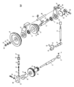 Fig-2 Diagram and Parts List for 321120  Jet Lathe