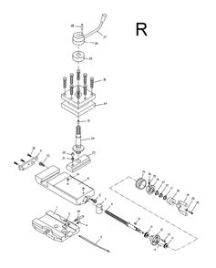 Fig-18 Diagram and Parts List for 321382  Jet Lathe