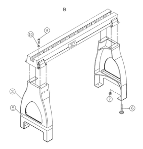 Fig-2 Diagram and Parts List for 708358K  Jet Lathe