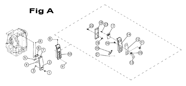 Fig-1 Diagram and Parts List for 719600  Jet Lathe