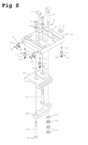Fig-19 Diagram and Parts List for GH-26120ZH 321892 Jet Lathe