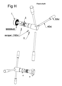 Fig-8 Diagram and Parts List for 354030  Jet Drill Press