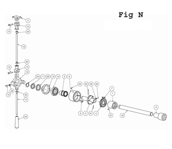 Part Location Diagram of GF041946 Jet Hex Nut