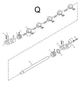 Fig-17 Diagram and Parts List for 321382  Jet Lathe