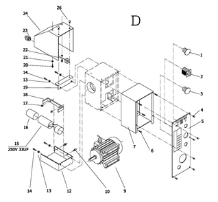 Fig-4 Diagram and Parts List for 321376  Jet Lathe