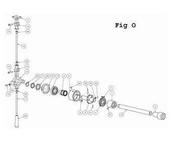 Fig-19 Diagram and Parts List for E-1340VS 892414 Jet Lathe