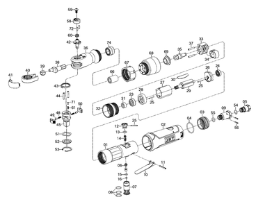 Fig-0 Diagram and Parts List for 505323  Jet Ratchet
