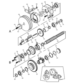 Fig-1 Diagram and Parts List for E-1340VS 892414 Jet Lathe