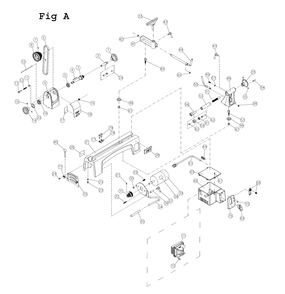 Fig-1 Diagram and Parts List for JWL-1015VS 719110 Jet Lathe
