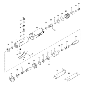 Fig-0 Diagram and Parts List for 505404  Jet Grinder