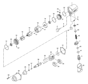 Fig-0 Diagram and Parts List for 505104  Jet Wrench