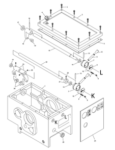 Fig-22 Diagram and Parts List for E-1236VS 892322 Jet Lathe