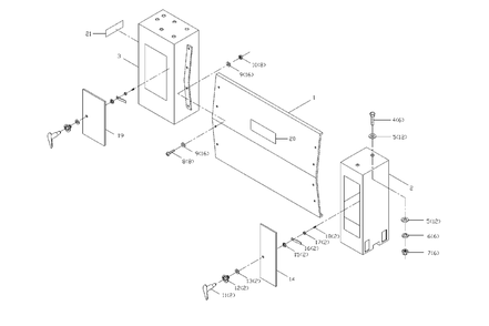 Fig-0 Diagram and Parts List for CBS-1340 321443AK Jet Tool Stand & Cart