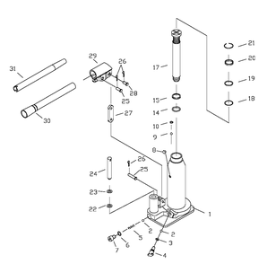 Page 1 Diagram and Parts List for 655550  Jet Jack