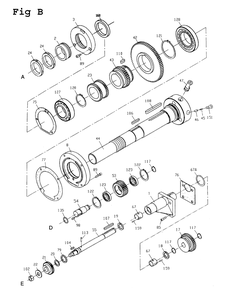 Part Location Diagram of GHB1340-4103N Jet Rear Cover