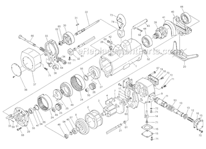 Part Location Diagram of AH25C-060 Jet Spring Pin