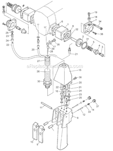 Part Location Diagram of JT9-SB-5/32 Jet STEEL-BALL