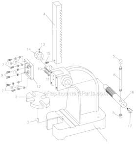 Part Location Diagram of AP3-01 Jet Base
