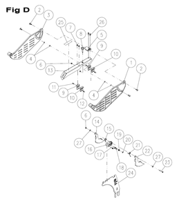 Fig-5 Diagram and Parts List for 725003K  Jet Table Saw