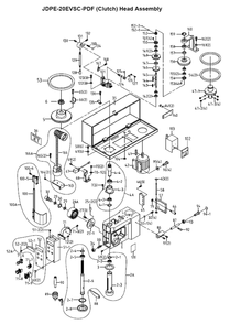 Part Location Diagram of F006077 Jet C-retaining ring, int