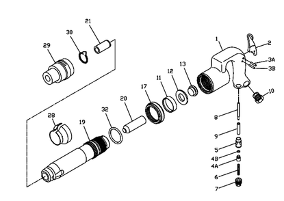 Part Location Diagram of JT9-JCT3640-34 Jet RETAINER SPRING