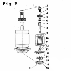 Fig-1 Diagram and Parts List for J-A3008M-PF2 354036 Jet Drill Press