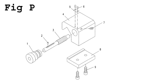 Fig-16 Diagram and Parts List for GH-1640ZX 321439 Jet Lathe