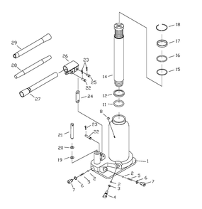 Page 1 Diagram and Parts List for 655558  Jet Jack