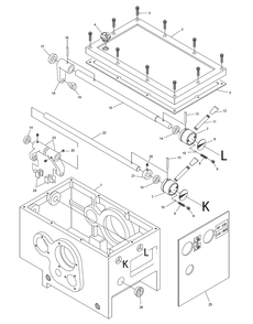 Fig-21 Diagram and Parts List for E-1236VS 892313 Jet Lathe