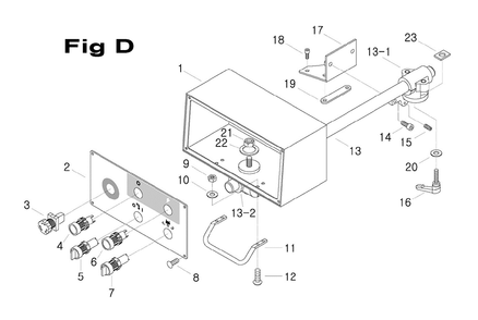 Fig-7 Diagram and Parts List for 690025  Jet Mill