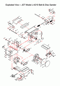 Page 1 Diagram and Parts List for 414550K  Jet Grinder