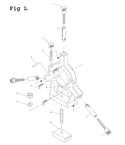Fig-17 Diagram and Parts List for EGH-1740 892509 Jet Lathe