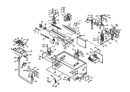 Fig-0 Diagram and Parts List for 414476  Jet Table Saw