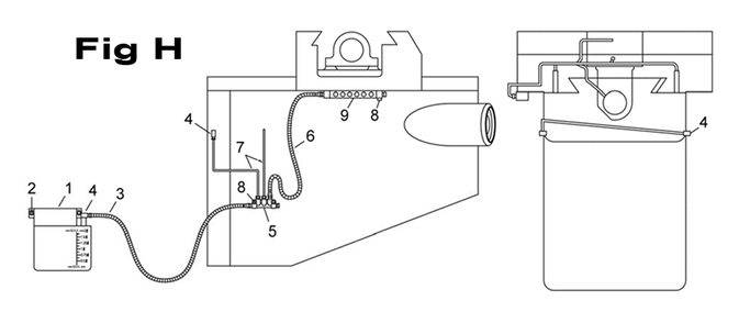 Fig-8 Diagram and Parts List for 698065  Jet Mill