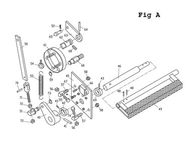 Fig-1 Diagram and Parts List for GH-1640ZX 321439 Jet Lathe