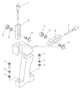 Part Location Diagram of F2004 Jet Adjusting Screw