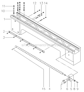 Part Location Diagram of TS-1523081 Jet Set Screw