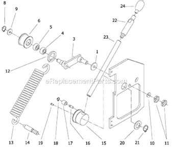 Part Location Diagram of CM9-1033 Jet SLEEVE