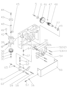 Part Location Diagram of 4030 Jet Pump Shaft